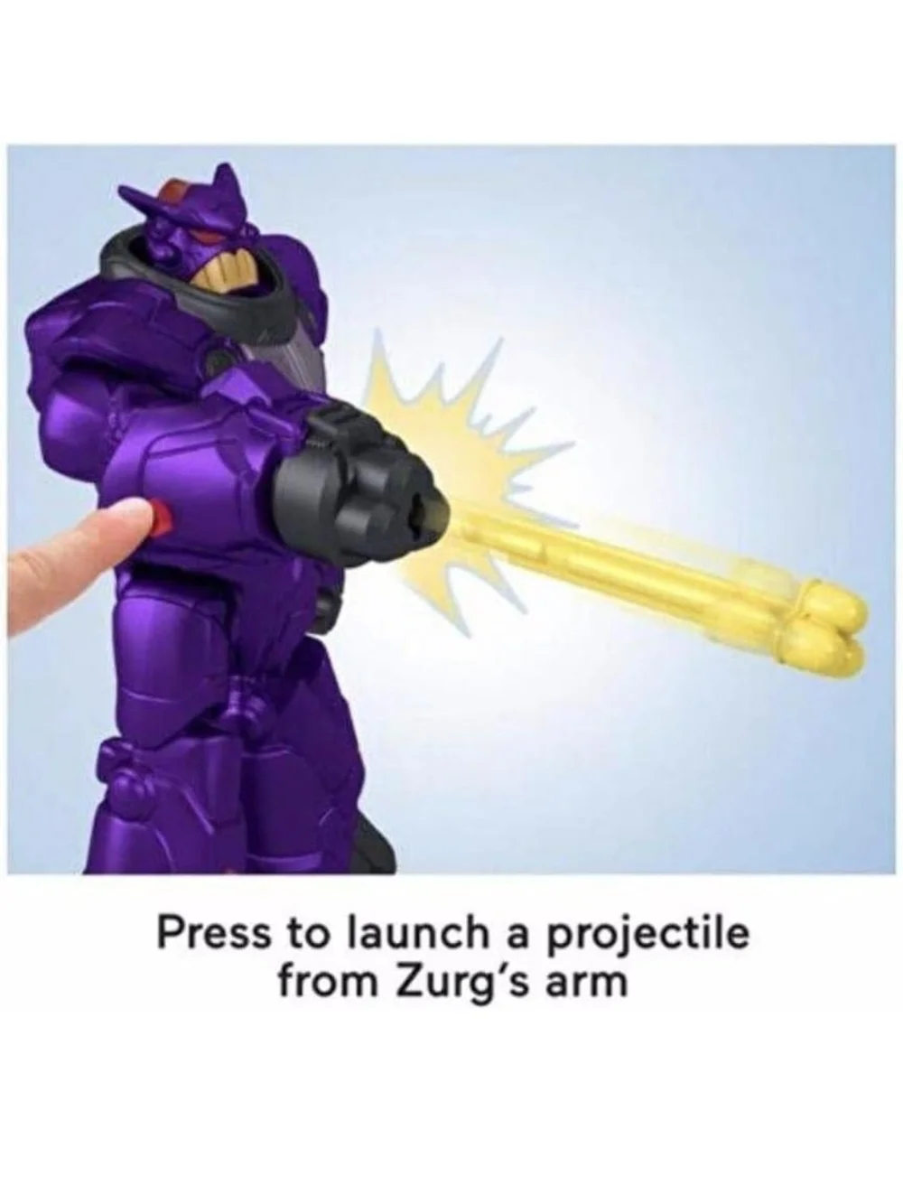 Disney Lightyear Purple Armored Mech with Green-White Astronaut Figure